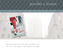 Tablet Screenshot of jennifersbrown.com